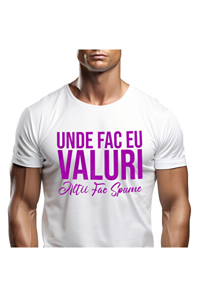 StoryGift Romania Tricou Barbati cu Mesaj In Limba Romana Haios Aroganta, Ign...