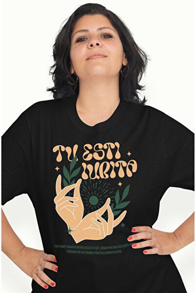 StoryGift Romania Tricou Femei Tu esti iubita self love apreciere fii tu cu i...