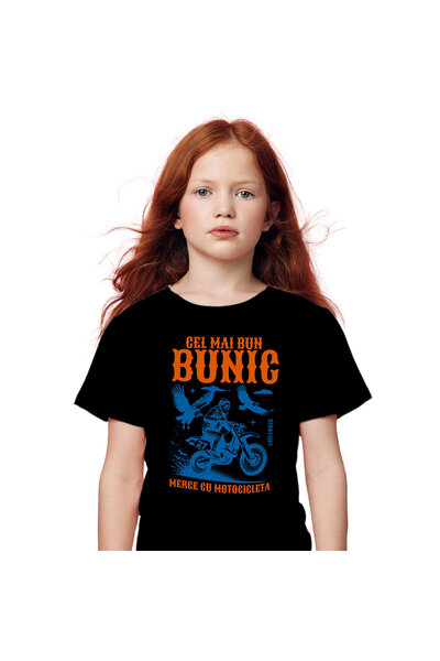 StoryGift Romania Tricou Copii cu Barbat Pe Motor De Curse Botocross Familie ...