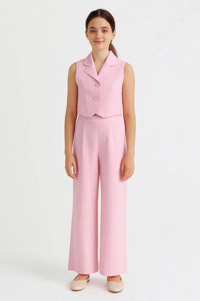 HAUSEkids 8-14 Laca De Paris Girl Suit-Pink