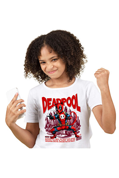 StoryGift Romania Tricou Copii cu Minge Baschet Design Complex Iubitorii De Supereroi Personaje Co,White_4ANI