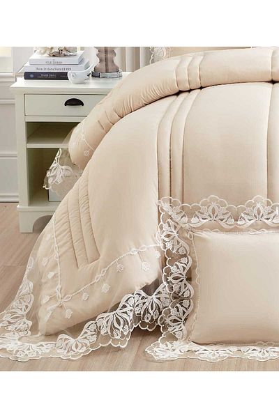 Red Rose Double bedspread, 8-piece event set, quilt size 240 x 260 cm