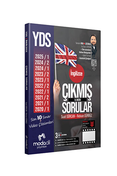 Modadil Yayınları Yds Ingilizce Çıkmış Sorular - Suat Gürcan, Rıdvan Gürbüz Y...