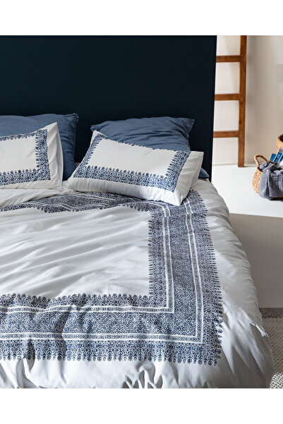 Madame Coco Serre Bettwäsche-Set für Kingsize-Betten, Marineblau