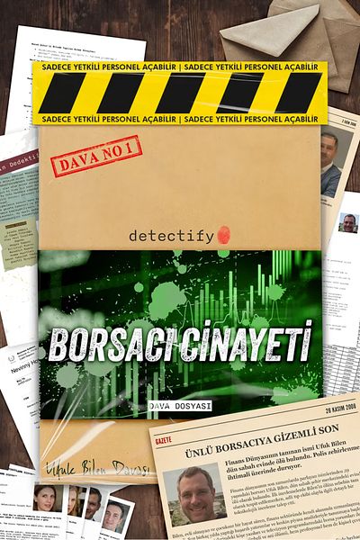 EFBUTİK Detective Murder Solving Game - Broker Murder