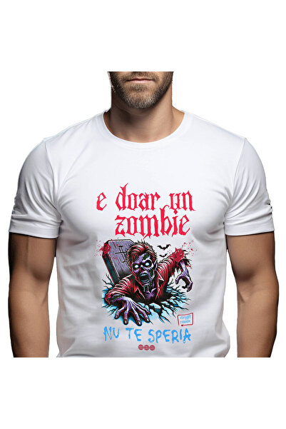 StoryGift Romania Tricou Barbati cu Zombie Horror Iesind Din Mormant, Hallowe...