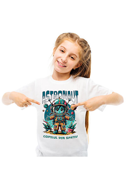 StoryGift Romania Tricou Copii cu Copil In Costum De astronaut Din Vechituri ...