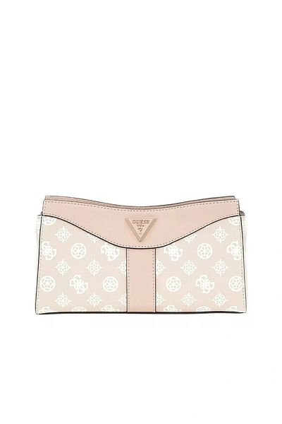 Guess Dorys Top Zip Crossbody жіноча бежева міні-сумка на блискавці Hwpg9521120-sdl