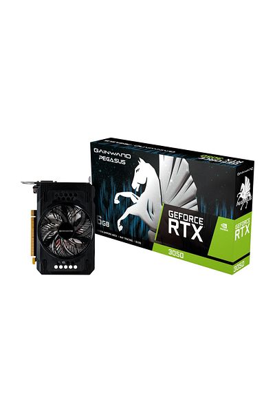 gainward Rtx3050 Pegasus - 6Gb Gddr6 96Bit Gaming Graphics Card, Ne 63050018 Je-1070E