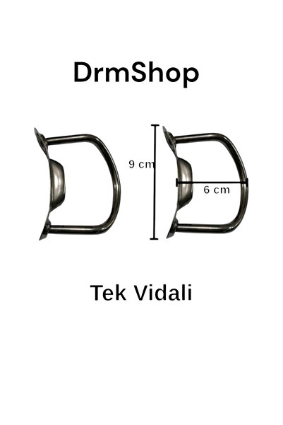 shopdrm DRMSHOP- VİDALAMALI DEMİR TENCERE KULP TAKIMI + SİLİKON TUTMALIK SET
