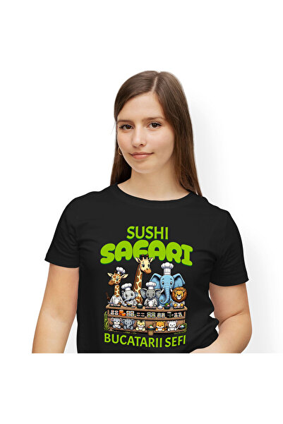 StoryGift Romania Tricou Femei cu Echipa Bucatarii Cheff Aniamle Din Jungla P...