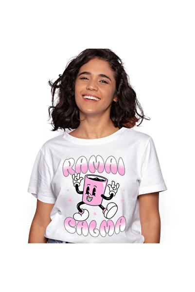 StoryGift Romania Tricou Femei cu Cana De Cafea Vesela Pozitie Haioasa Dans, ...