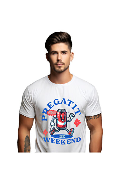 StoryGift Romania Tricou Barbati cu Doza De Suc Rosie Vesela Alergand Distrac...