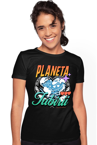 StoryGift Romania Tricou Femei Terra este planeta iubirii sentimente omenire ...