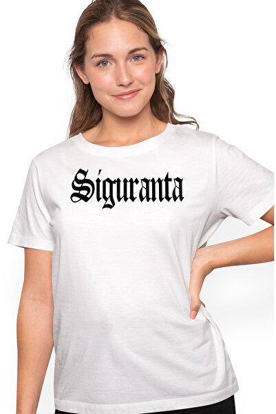 StoryGift Romania Tricou Femei Siguranta, Mesaj Motivational, Cuvant, Text In...