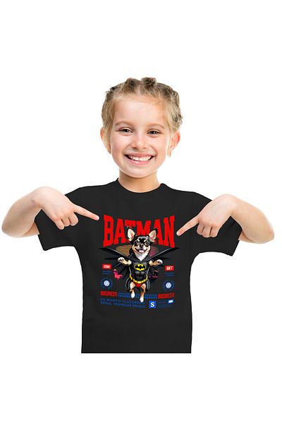 StoryGift Romania Tricou Copii cu Iubitorii De Supereroi Personaje Mesaj Haios Sarcasm Relatia Dra,Black_6ANI