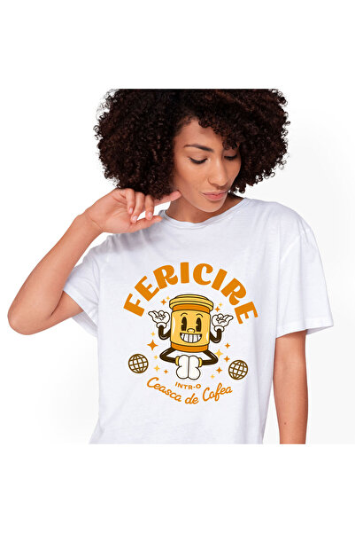 StoryGift Romania Tricou Femei cu Pahar Cu Capac Vesel De Cafea Pozitie De Yo...