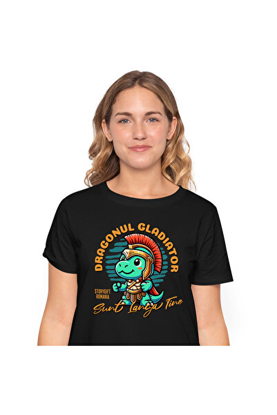 StoryGift Romania Tricou Femei cu Pisivca Tinuta moderna Cu Bicicleta Plimbar...