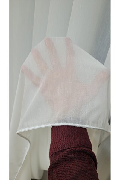 Cem al Tekstil Lük Krep Tül Perde Ütü İstemez Kırışmaz (1/3 SIK PİLE) Pileli ...