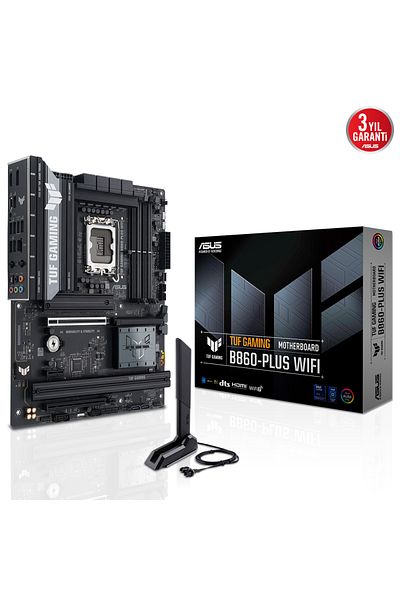ASUS B860-Plus Wifi Intel B860 Socket 1851 Ddr5 8200 (Oc)Mhz Atx Gaming Card