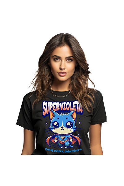 StoryGift Romania Tricou Femei cu Minge De Fotbal American Animata Pe Teren S...