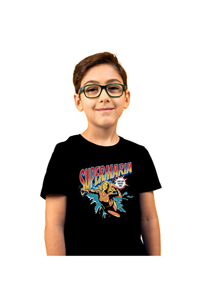 StoryGift Romania Tricou Copii cu Minge De Fotbal Animata Pe Teren Supereroi ...