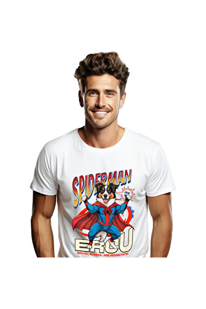 StoryGift Romania Tricou Barbati cu Ciobănesc Australian / Australian Shepher...