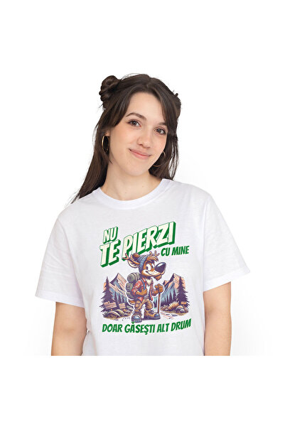 StoryGift Romania Women's T-Shirt with Reindeer Traveling Among High Mountain...