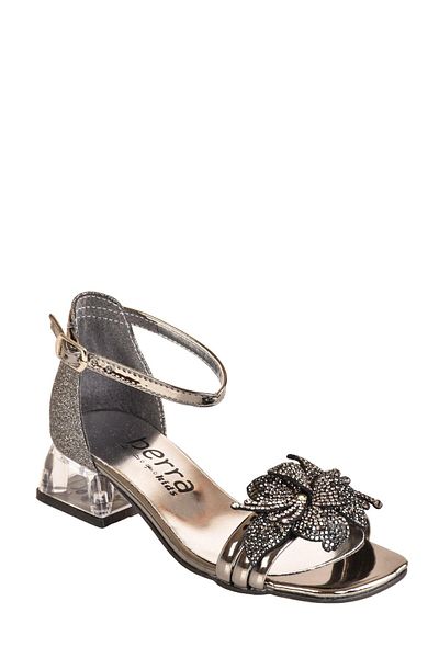 minibonito Evening Dress Single Strap Girl's Heeled Shoes