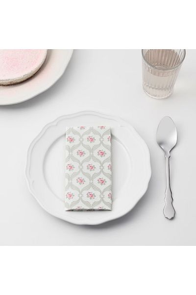 IKEA Paper napkins, flower, 33x33 cm for occasions and weddings