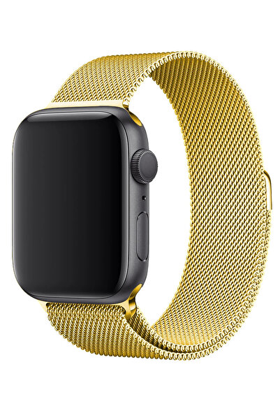 PSGT Apple Watch Uyumlu Seri 1/2/3/4/5/6/se/7/8/9 (38/40/41MM)-s10(42MM) Kordon Paslanmaz Metal Milano 38