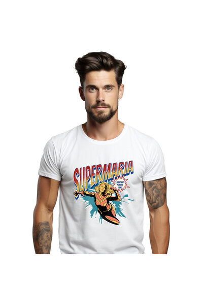 StoryGift Romania Tricou Barbati cu Minge De Fotbal Animata Pe Teren Superero...