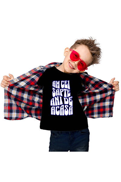 StoryGift Romania Tricou Copii cu Mesaj Stil Bizar Educatie, Copilarie, Buna ...