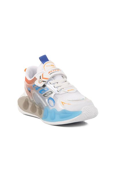 WALKWAY White-Black-Sax Children's Sports Shoes Ruffon 2480 F