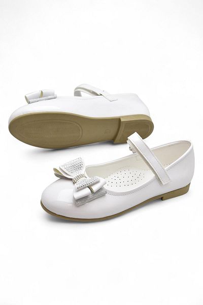 ISPARTALILAR 5952 Comfortable Sole Buckle Girl's Ballerina Shoes Wedding Evening Dress Engagement Shoes