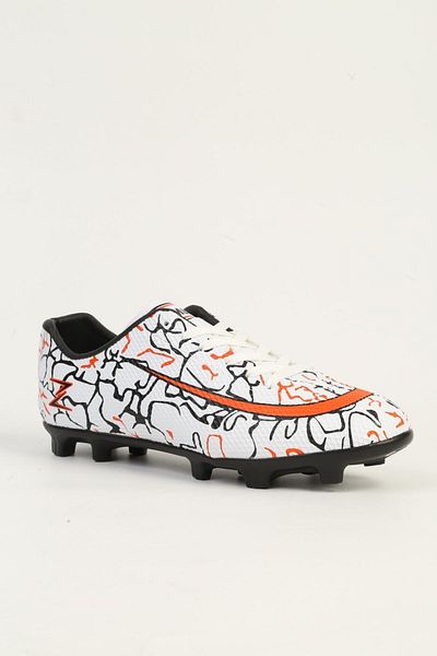 Zimbaa Astroturf and Turf Football Cleats Soccer Sneakers White