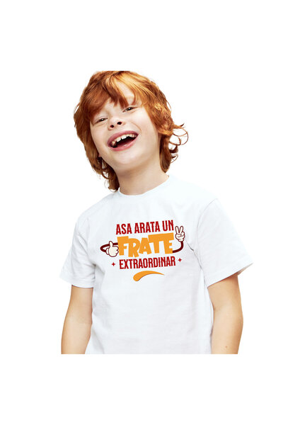 StoryGift Romania Tricou Copii cu Maini Stil Mickey Mouse Semn pace Si semn O...