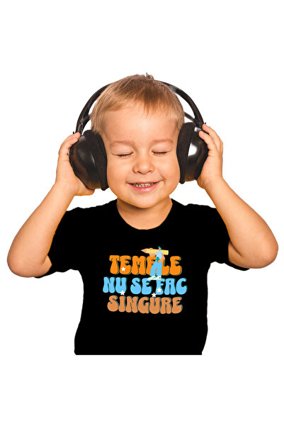 StoryGift Romania Tricou Copii cu Educatie Scoala Baiat Animate Cu Creion Ime...