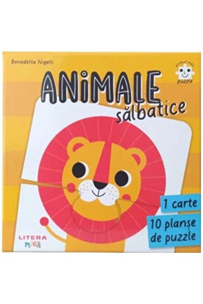Editura Litera Primul meu puzzle. Animale salbatice