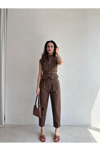 Mooi Butik Prag Set 6892 - Bitter Brown