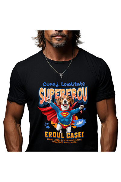 StoryGift Romania Men's T-Shirt Tennis Rackets Superhero Lovers Characters Health Funny, Black_M