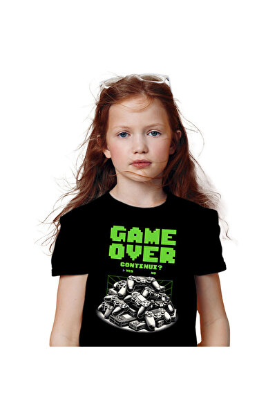 StoryGift Romania Tricou Copii cu Munte Manete Jocuri Video Tehnologie, Calcu...