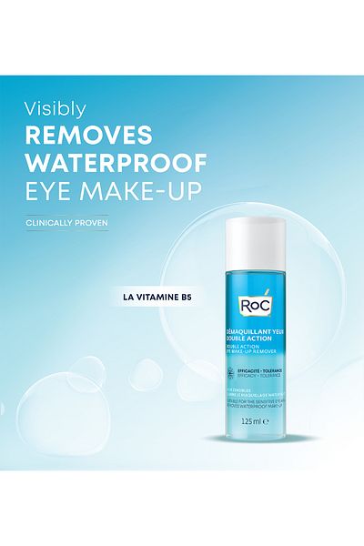Roc Double Effect Eye Makeup Remover 125 ml