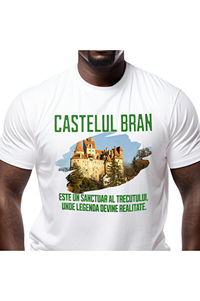 StoryGift Romania Tricou Barbati cu Iubitorii De Calatorii Atractie Turistica...