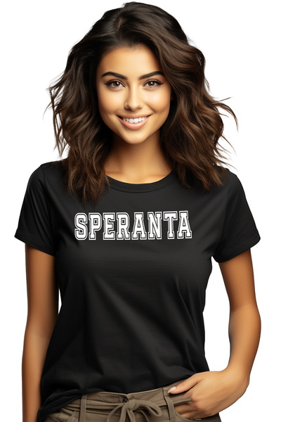 StoryGift Romania Tricou Femei Speranta, Mesaj Motivational, Text Inspiration...