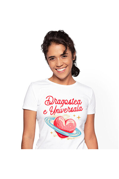 StoryGift Romania Tricou Femei cu Inima Stil Arta creion., Dragostea,Valentin...