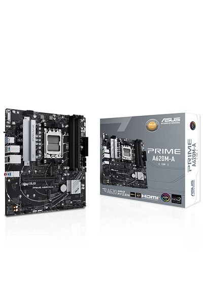 ASUS Prime A620M-A-Csm Amd A620 Socket Am5 Ddr5 6400(Oc)Mhz Matx Motherboard