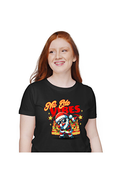 StoryGift Romania Tricou Femei cu Mos Craciun Cool Ochelari De Soare, si Inst...