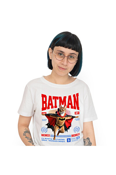 StoryGift Romania Tricou Femei cu Desgn Stil Vestul Salbatic Iubitorii De Supereroi Personaje Calo,White_XL