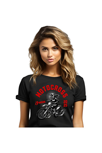 StoryGift Romania Tricou Femei cu Fata Pasionata DE Motocicleta Cursa Motocro...